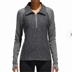 Adidas Women's Baseline Climalite 1/4 Zip Pullover- size M